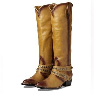 NIB Old Gringo Silverton Tall 18” Tan Boots